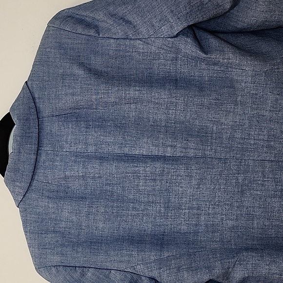 J. Crew 100% Cotton Chambray Holland blazer Light Blue Single-Button Preppy Sz 8 - Picture 9 of 16